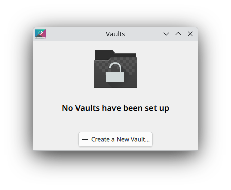 Plasma Vaults voor versleutelde bestanden